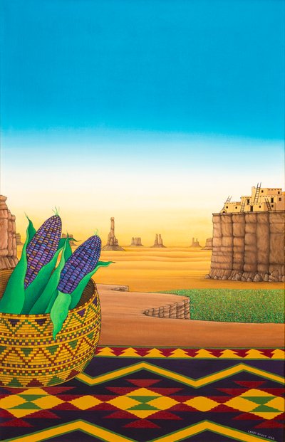 Hopi Blue Corn by Larry Smart